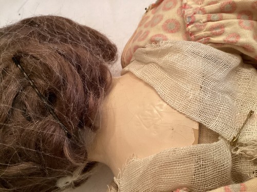 Antique Ideal Early Composition And Cloth Doll Child NICE - Picture 9 of 10