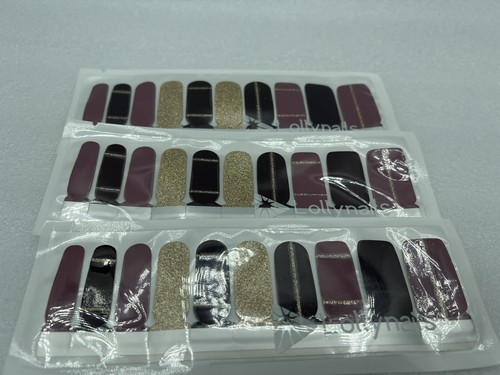 Nail Polish Color Nail Wraps MIXED Colors & Style Lot of 10 Packets (20 Sheets) - Picture 3 of 5