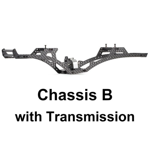 Carbono LCG Chasis Rieles Transmisión Portal para 1/10 RC Crawler Capra SCX10 II - Imagen 7 de 25