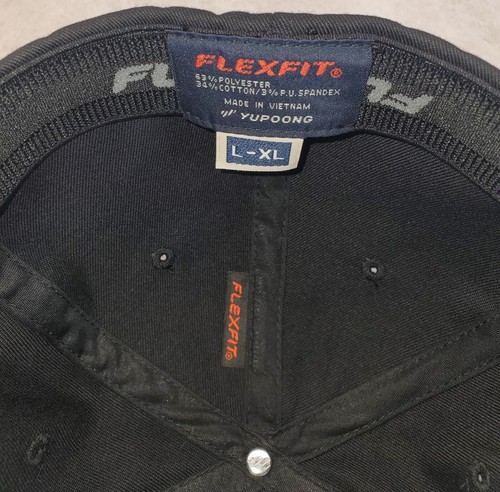 WAYLON JENNINGS Patch Flexfit Hat / Black - L/XL 7 1/8" - 7 5/8" - Picture 7 of 8