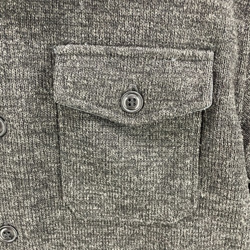 EDGEVALE North Coast Gray Shirt Jacket Medium Huckberry Insulated Made in USA - Picture 4 of 21