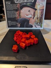 💲 Monopoly Cheaters Edition 16 Red Plastic Hotels 2017 Replacement Pieces Parts