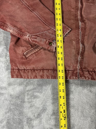 Carhartt 2XL WomenDetroit Jacket Sherpa Vintage Salmon Rose Pink Color WJ097 VRS - Picture 2 of 22