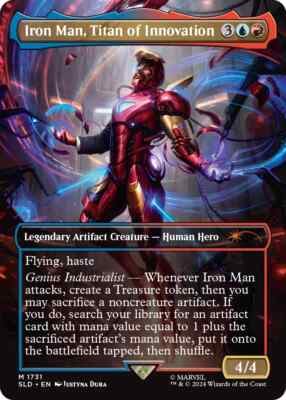 MTG Marvel Secret Lair Iron Man Foil Sealed Presale Ships MTG Marvel Secret Lair Iron Man Foil Sealed Presale Ships