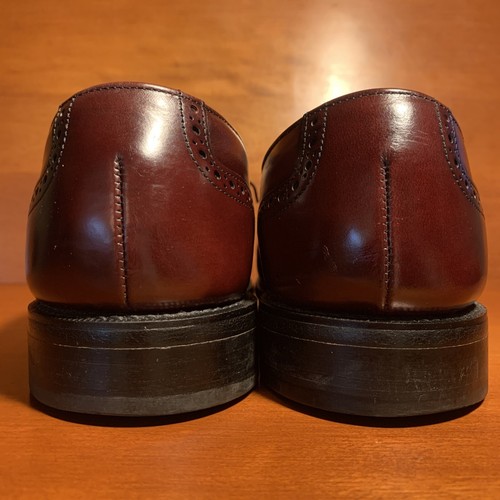 Bostonian Burgund Jefferson Oxford Brogue Kappe Zehenpartie Devonshire 10,5 D/B im Karton - Bild 7 von 12