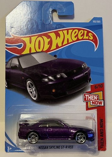 2 Stück Hot Wheels NISSAN SKYLINE GT-R R33 PURPLE ERROR VARIATION NO BACK TEMPO - Bild 8 von 12