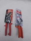 Wiss M6R Red 18 ga. Cut Cap Stainless Steel Left Offset Snips Plus Miter Snips
