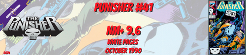 Punisher 41 NM+ 9.6 Marvel 1990 - Picture 3 of 3