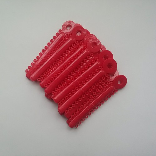 5 Packs Dental ligature ties Orthodontic Elastics Rubber Bands Braces Red Rings - Picture 2 of 5