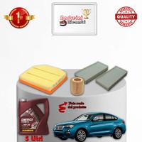 Set Service 3 Filter Und ÖL BMW X4 F26 28 Ix 180KW 245CV Von 2013->