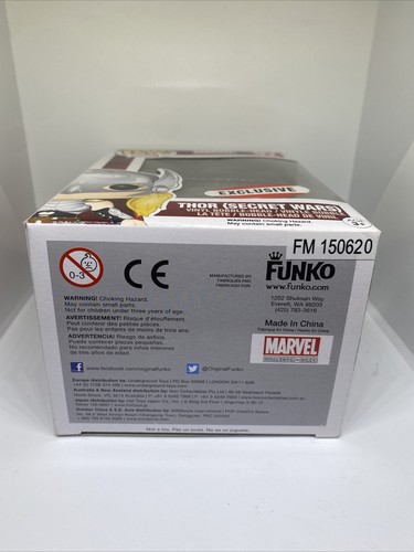 Funko Pop Marvel Collector Corps Thor Secret Wars Exclusive # 97 CIB Complete - Picture 6 of 6
