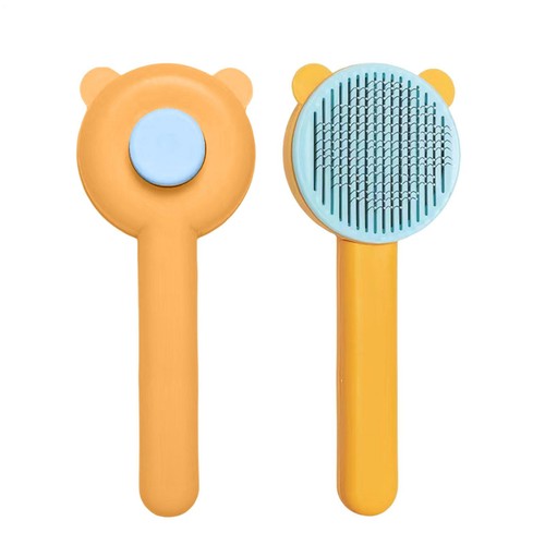 Pet Hair Removal Comb Cat Brush Self Cleaning Slicker Brush for Cats Dogs Hair - Picture 14 of 14