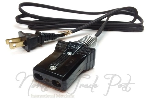 Power Cord for Vtg Waffle Iron Toaster Urn Percolator 11/16" 3/4" 5/8" 2-Prongs - Picture 10 of 24