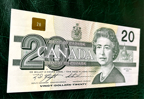 VARIETY💥 MISALIGNED DIGITS '2 0' + RADAR 3 digit 0272720- Canada $20 1991 BIRDS - Picture 6 of 7