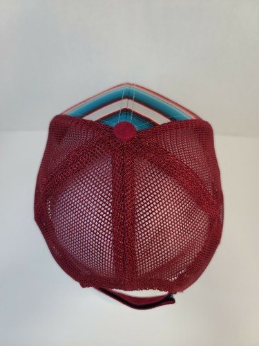 Cowgirl Tuff Co. Women's Burgundy Cactus Baseball cap hat "Never Give Up" Nice - Picture 4 of 10