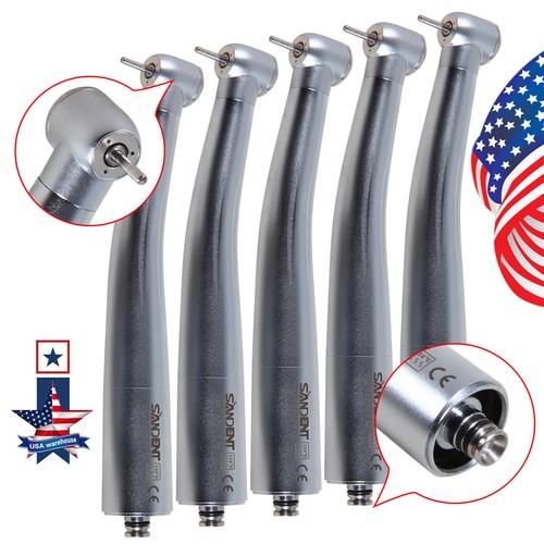 1-5 Dental High Speed Handpiece Drill 3-Way Spray Turbine fit NSK Coupling 2/4H