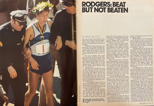 1980 The Runner Magazine July Boston Marathon, Nike ads, missing 2 pages - Picture 6 of 24