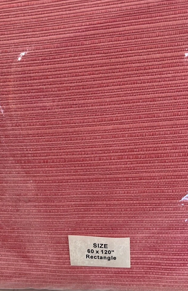 Living Quarters Grand Elegance ‘BLUSH’ Tablecloth~60”x120” Rectangle~NIP - Image 4 of 4