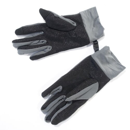 Gris Claro Talla Única Elástico Reflectante Touch Screen Agarre GLOVES Hombre De - Imagen 2 de 4