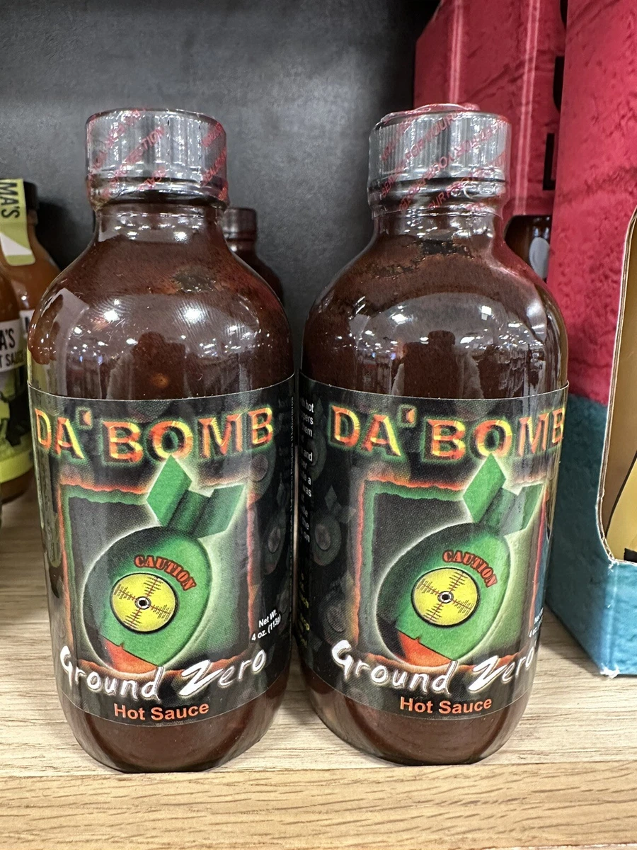 Da Bomb ground zero sauce, sauce piquante scoville 1000000