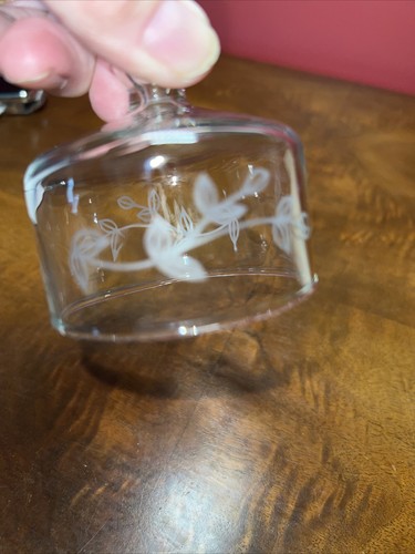 Butterglocke aus geätztem Glas mit Kuppel, klein (2 Stück), Princess House I Believe - Bild 7 von 7