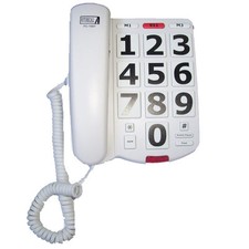 Big Button Phone with 40db Handset Volume, Low Vision, Easy to See, Loud