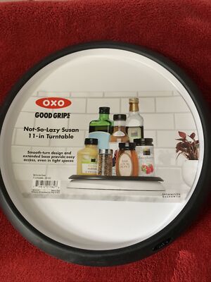 OXO Good Girps Not So lazy Susan 11  turntable Brand New Fast Ship!!