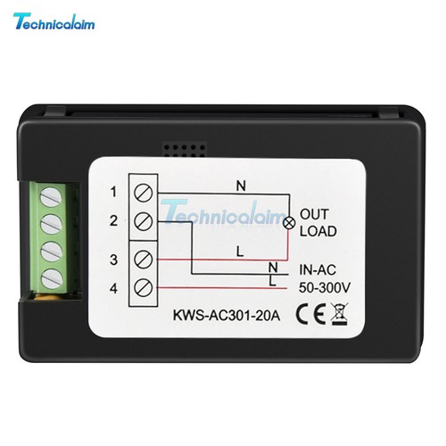 KWS-AC301 Wattmeter Power Meter Voltmeter AC 50-300V Electricity Power Analyzer - Bild 6 von 18
