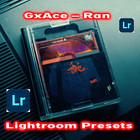 GXACE RAN lightroom PRESETS night photography moody CINEMATIC image camera edit