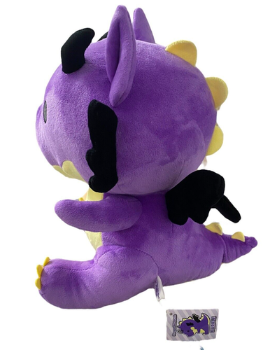 Fukuya Purple Dragon XL Plush 12"-14" ULTRA RARE Large Stuffed Animal NWT - Picture 2 of 5
