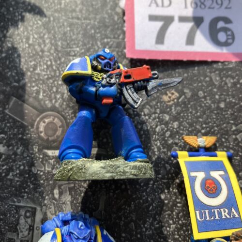 Space Crusade Ultramarines Marines Squad X 5 Plástico MB Juegos Taller Plástico - Imagen 5 de 7