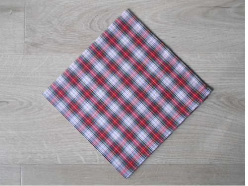 LIBERTY HANDKERCHIEF TANA LAWN - LARGE SIZE - MENS LADIES - PLAIN WHITE - TARTAN - Foto 5 di 40