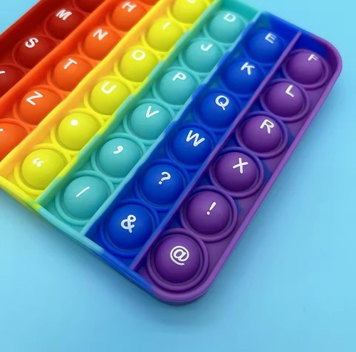 Educational Fidget Toys, Rainbow Bubble Pop sensory toys for kids/Teens/Adults - Picture 58 of 82