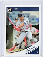 Jose Altuve 2018 Donruss Nickname Variation "Tuve" #166 Houston Astros