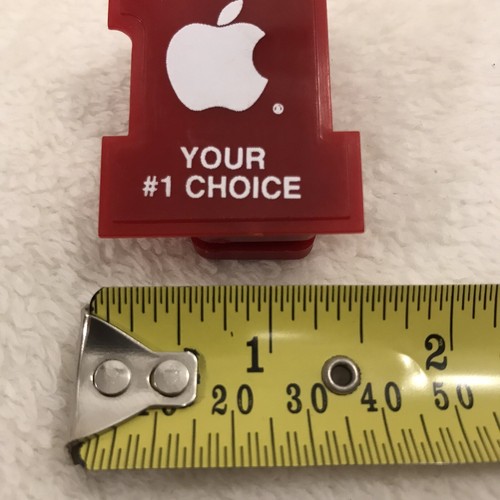 Apple Computers Refrigerator Magnet Clip “Your #1 Choice” Vintage 1990s Lot Of 3 - Picture 6 of 6
