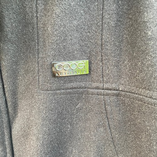 COOGI Men's XL Brown Wool Blend Lined Coat Jacket - Picture 10 of 11