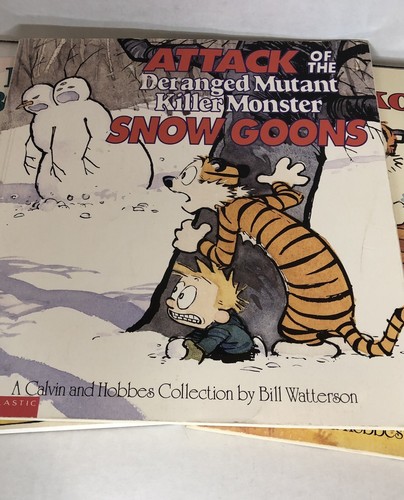Lot Of 3 Calvin And Hobbes Paperback Picture/Comic Books By Bill Watterson - Picture 9 of 9