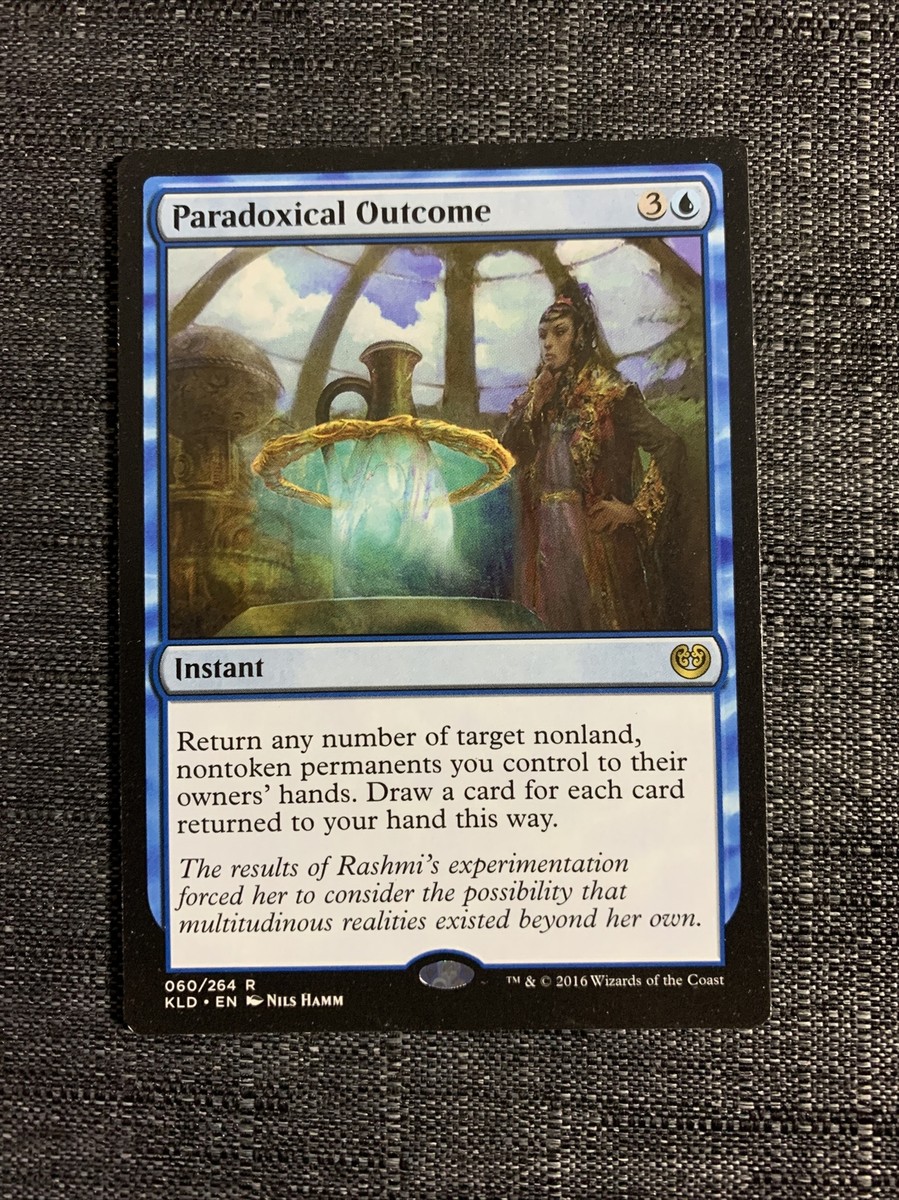 Paradoxical Outcome 1x FOIL KLD MTG Kaladesh Rare NM+ blue Paradoxical Outcome 1x FOIL KLD MTG Kaladesh Rare NM+ blue