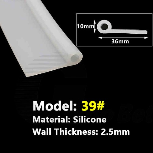 Silicone Rubber Seal P Profile Draught Excluder Guard Protector Trim Per Metre - Picture 50 of 154