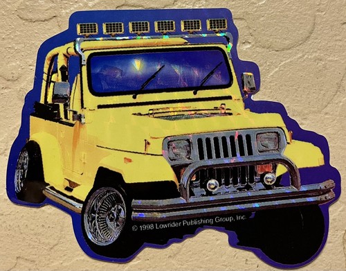 COLLECTORS SET - 1998 Lowrider cars by Lowrider publishing stickers/decals. - Picture 3 of 12
