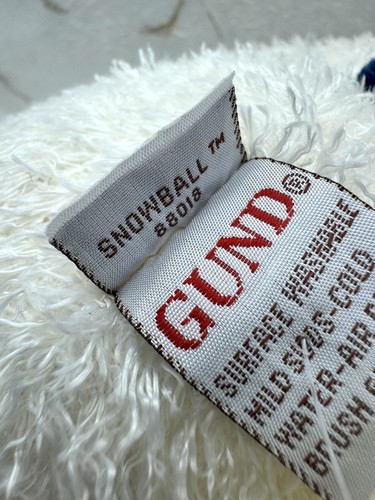 80s Gund Stand-up Plush “Snowball” Snowman Polar Bear Let It Snow Xmas 12" Tag - Picture 15 of 24