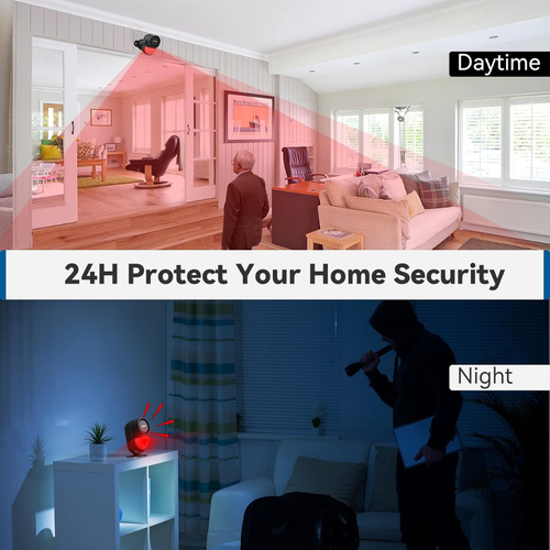 CPVAN Indoor Bewegungssensor Alarm mit Sirene Wireless Infrarot Zum Selbermachen PIR Bewegung - Bild 6 von 8