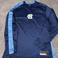 UNC North Carolina Tar Heels Sweatshirt Men Medium Jordan University Warm Up