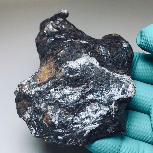 375.9g  Aletai iron meteorite section Space asteroid fragments - Picture 11 of 21