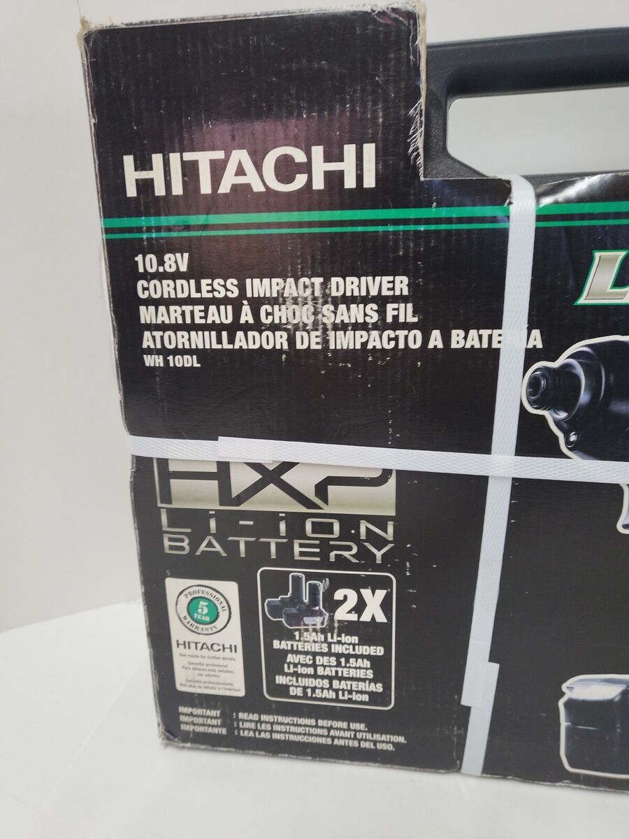Hitachi Koki Lithium ion 10.8V Cordless Impact Driver WH 10DL Cordless Drill NOS eBay