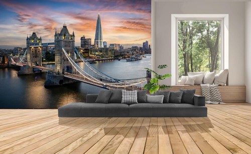 Fototapete - London Gate Bridge - (3881) - Vlies - Tapete - Natur Küste XXL - Bild 2 von 4