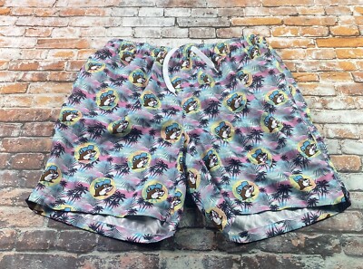 Bucees Shorts Adult XXL Swim Trunks Hawaiian Lined Swimming Beach Swimsuit Mens