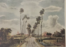 AVENUE MIDDELHARNIS Goeree-Overflakkee Meuse HOLLAND by Meindert Hobbema Print
