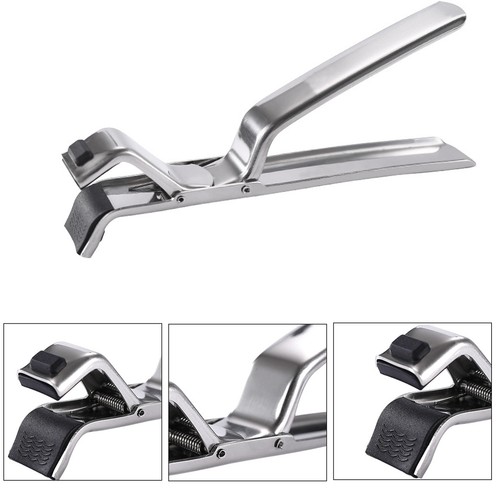 Handle Pan Gripper Clip Hot Bowl Holder Plate Retriever Tongs Dish Pot Clamp - Picture 5 of 10