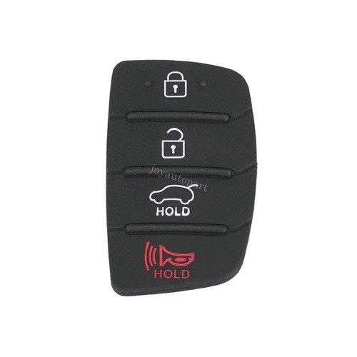2 Key Rubber Pad Fob for 2013 2014 2015 2016 2017 2018 2019 Hyundai Santa fe 4B - Picture 6 of 8